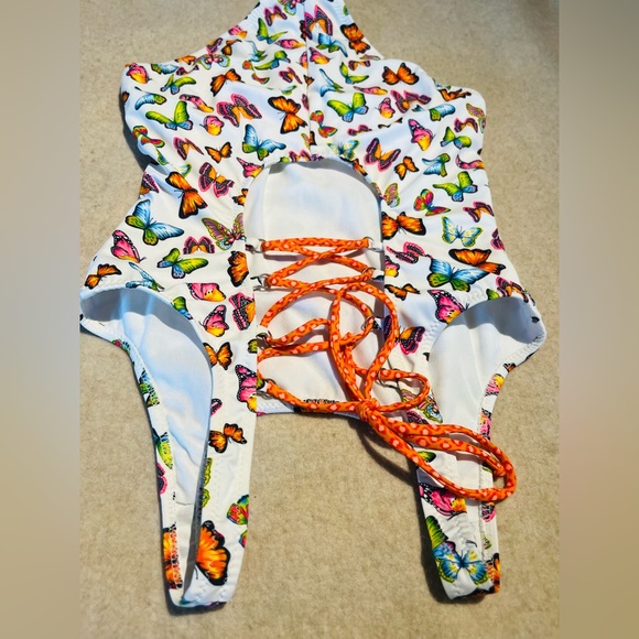 Point conception one piece swimming suit Sz 16 - Picture 5 of 10